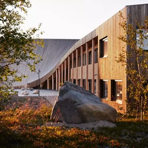 Čoarvemátta center in Norway - architecture inspired by Sami heritage