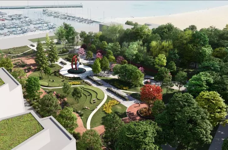 Przy gdyńskiej marinie powstanie park. Konkurs wygrała pracownia B-C Architekci