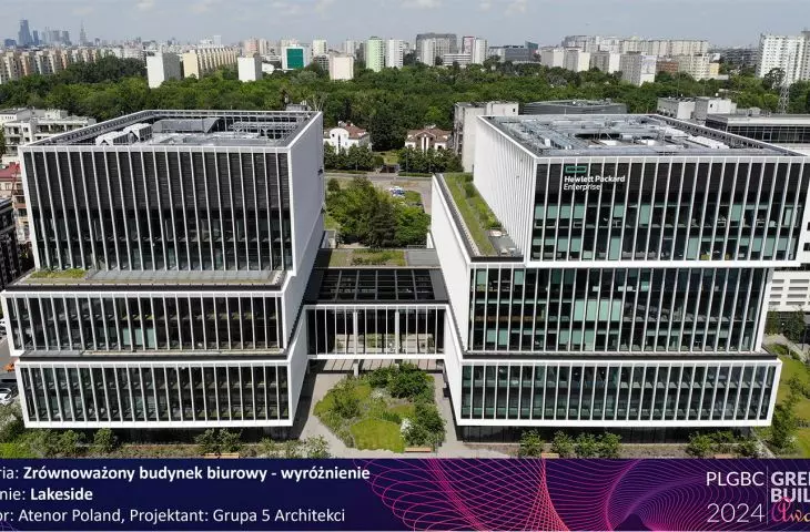 Wyróżnienie w kategorii Zrównoważony budynek biurowy