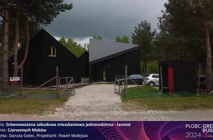 Nagroda w kategorii Zrównoważona zabudowa mieszkaniowa jednorodzinna