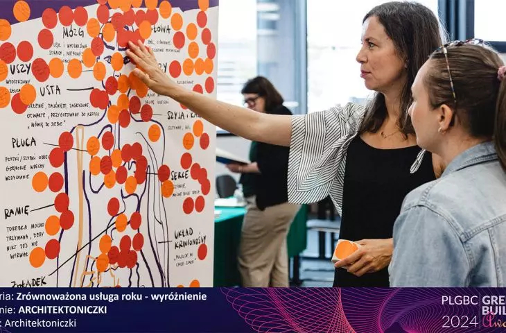 Wyróżnienie w kategorii Zrównoważona usługa