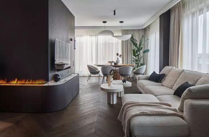 Apartament inspirowany wulkanem. Nagrodzony projekt pracowni Deer Design