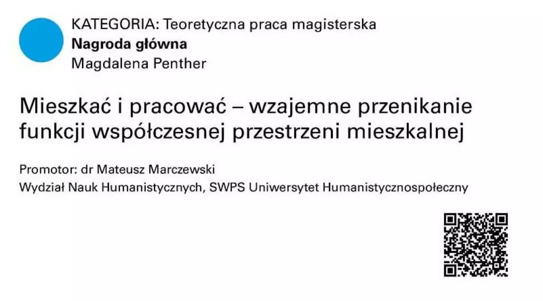 Nagroda Główna, kategoria teoretyczna