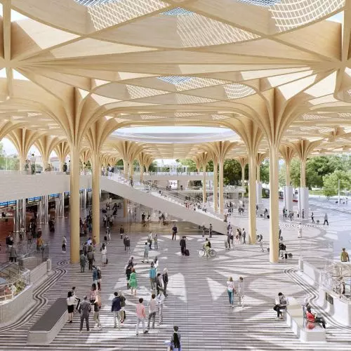 Stacja końcowa: Praga Główna. Projekt rewitalizacji dworca kolejowego od Henning Larsen Architects i Ramboll