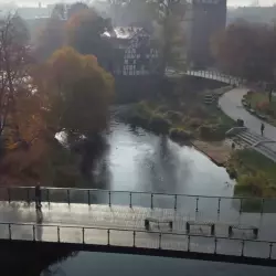 Bulwary nad rzeką Słupią w Słupsku