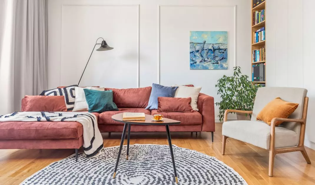 Two-level apartment designed by Weronika Budzichowska