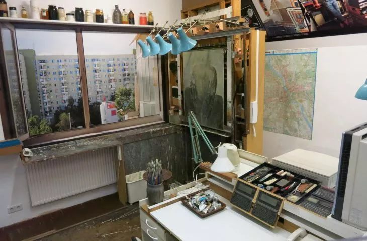 Studio Zdzisława Beksińskiego odtworzone w Muzeum Historycznym w Sanoku