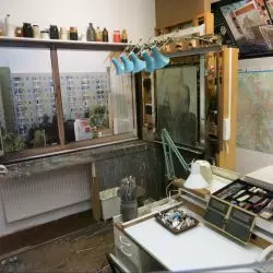 Studio Zdzisława Beksińskiego odtworzone w Muzeum Historycznym w Sanoku