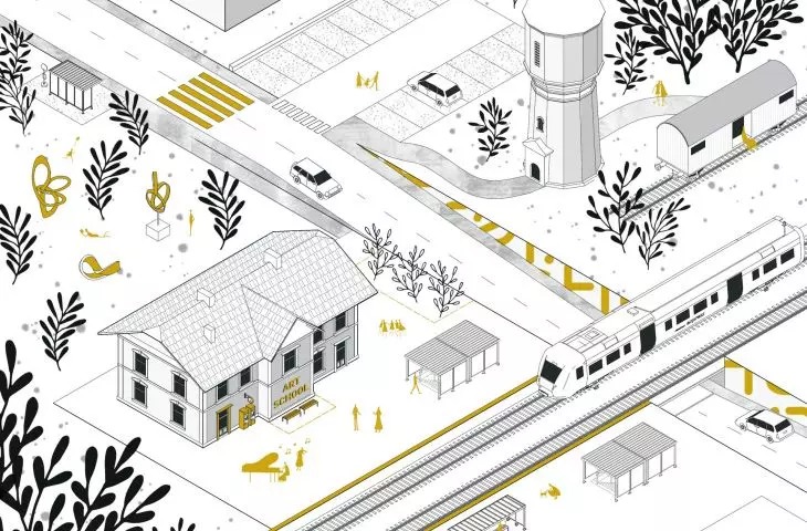 Train stations as storytelling sites