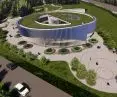Projekt koncepcyjny architektoniczny Regionalnego Centrum Spotkań Diabetyków w Bydgoszczy.