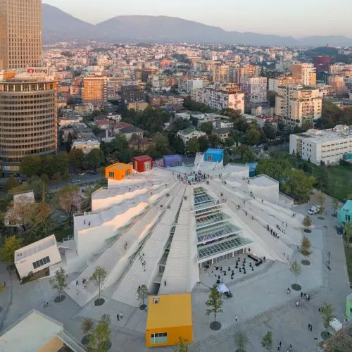 Albanian brutalism and a souvenir of communism: the transformation of the pyramid in Tirana from MVRDV