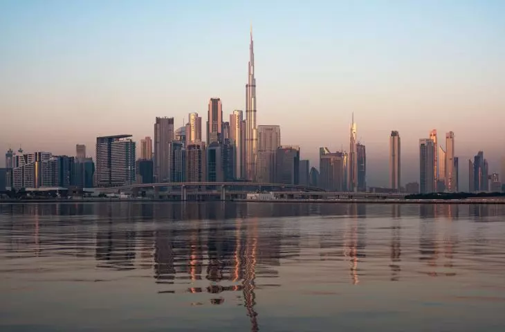 Burj Khalifa w Dubaju – najwyższy budynek świata od Skidmore, Owings & Merrill