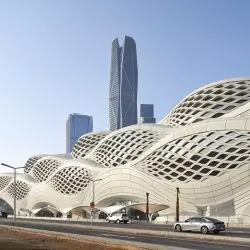 Stacja metra King Abdullah Financial District (KAFD) w Rijadzie