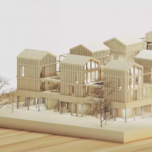 Oliwia Jagła – „9-square grid. Modelowy budynek socjalny zabudowy mieszkaniowej w Piekarach Śląskich”