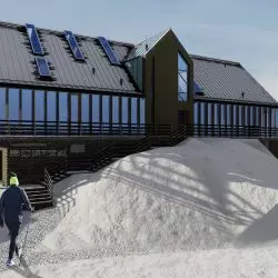 Projekt schroniska górskiego na Lubaniu w Gorcach