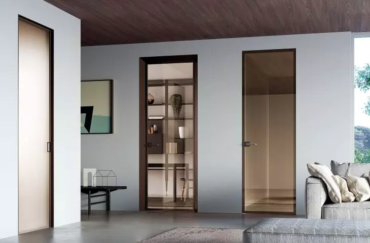 Elegance in a modern way - Eclisse aluminum and glass doors