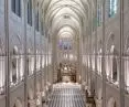 Sklepienie nawy katedry Notre-Dame zostało oświetlone przez Patricka Rimoux we współpracy z Zumtobel i Thorn