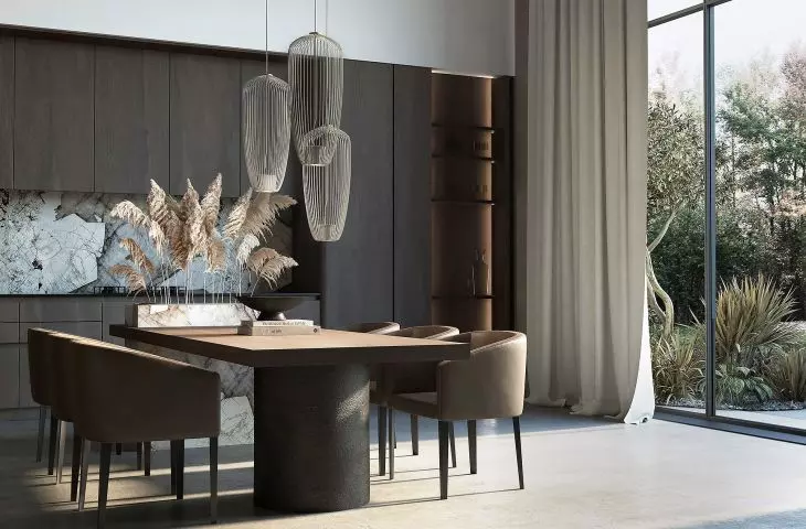Lamps in good light - selection of luminaires, and high glazing