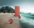 Digitally printed facade material