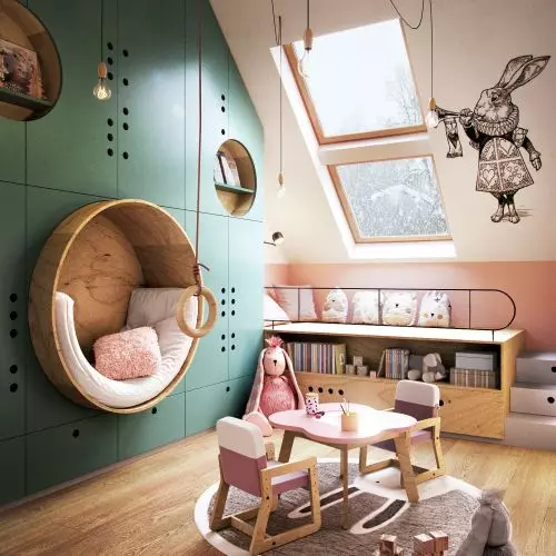 Rodzinne królestwo – wnętrze domu projektu razoo-architekci