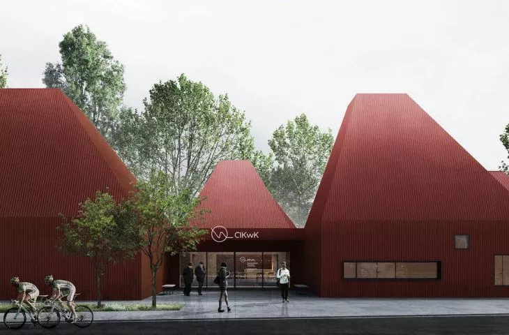 Projekt Centrum Inicjatyw Kulturalnych w Komorowie autorstwa pracowni 89°