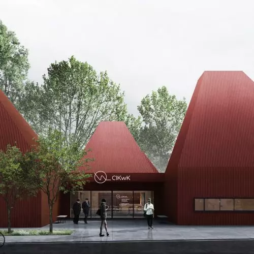 Projekt Centrum Inicjatyw Kulturalnych w Komorowie autorstwa pracowni 89°