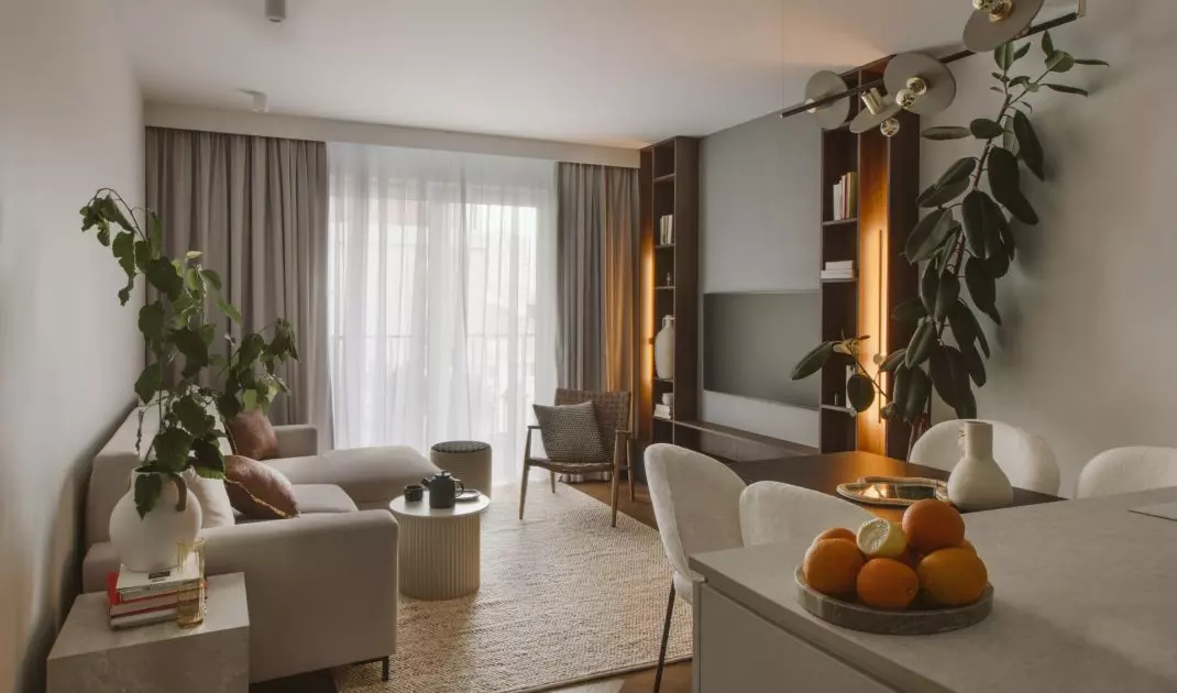 Interior in the color of the year 2025