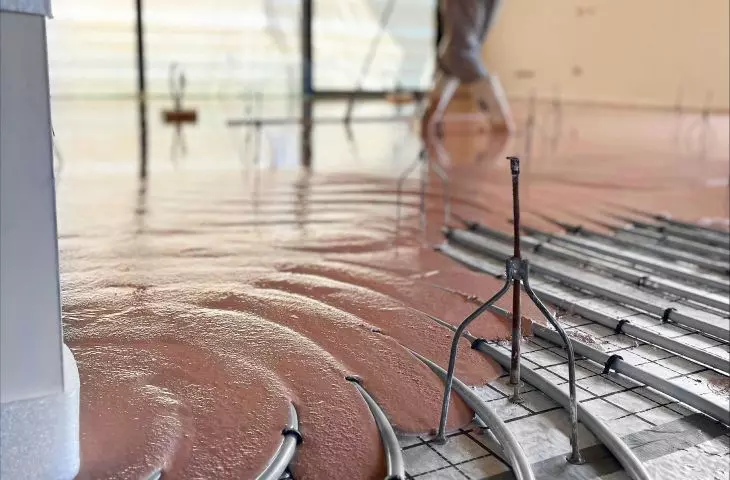 Diamond - underfloor heating or classic radiator heating?