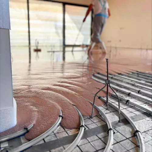 Diamond - underfloor heating or classic radiator heating?