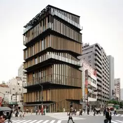 Centrum kulturalno-turystyczne w dzielnicy Asakusa w Tokio