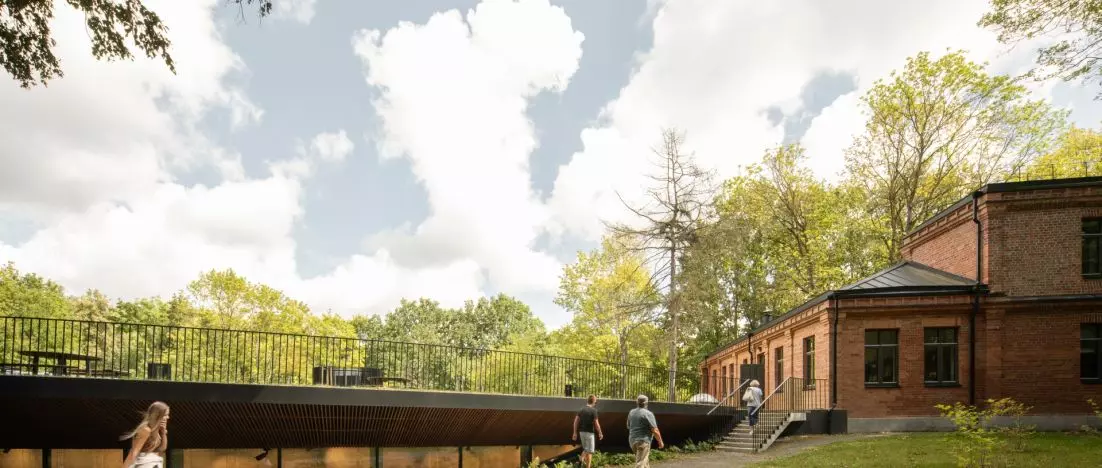 From an abandoned building to an Art Center hidden underground: the revitalization of the Panevezys mansion