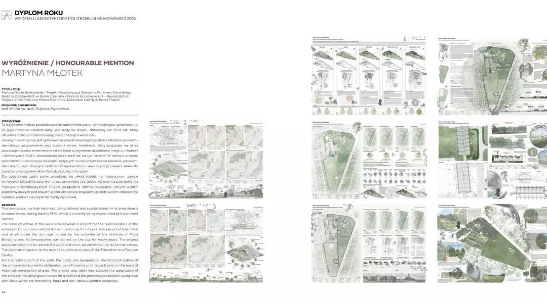 Wyróżnienie w kategorii Architektura Krajobrazu