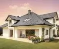 Braas Rubin 9V clay roof tile, slate color