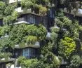 Bosco Verticale (Italian for 'Vertical Forest' or 'Vertical Forest') in Milan