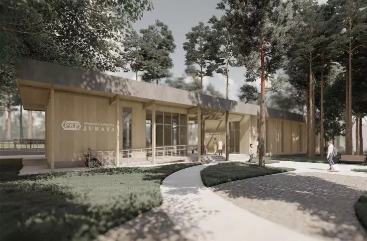 Zofia Napiontek – „Projekt dworca kolejowego w Juracie”