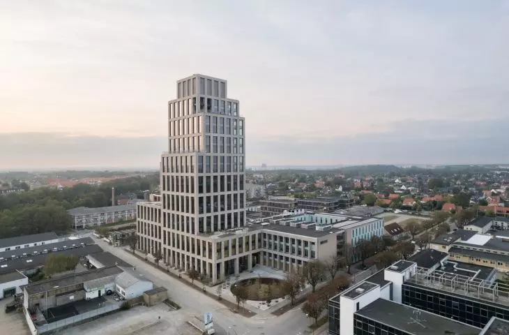 Wieżowiec INCUBA Next jako model nowoczesnej przestrzeni biurowej w sercu parku technologicznego w Aarhus