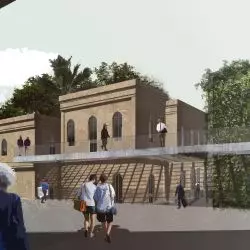 Projekt centrum turystycznego w Neapolu