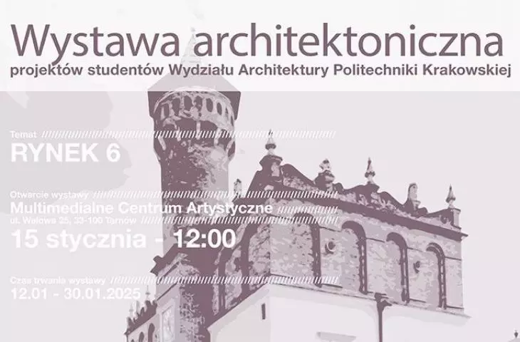Competition for the extension and reconstruction of a tenement house in Tarnów, Rynek 6.for WA students of the Cracow University of Technology