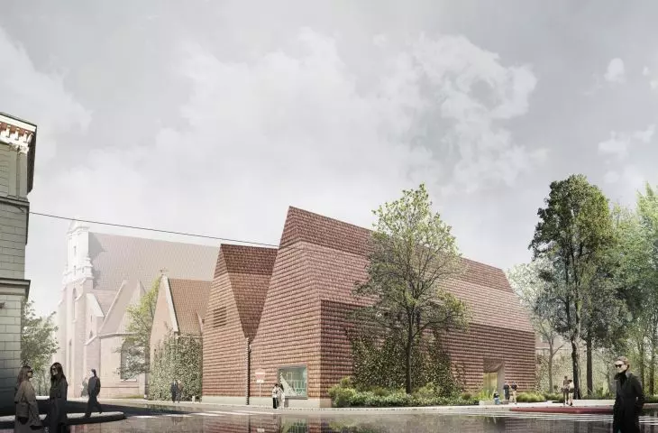 Tak mogło wyglądać Muzeum Architektury we Wrocławiu! Konkursowa propozycja UGO Architecture