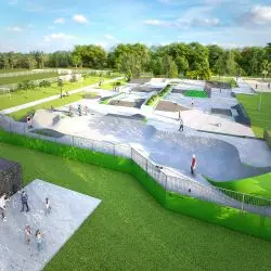 Projekt skateparku betonowego w Jaworznie