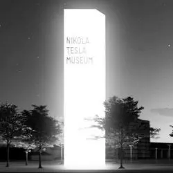 konkursowy projekt Muzeum Nikoli Tesli w Belgradzie
