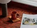 Realizacja wnętrza w wykorzystaniem forniru 18.71 ALPI Sottsass Red