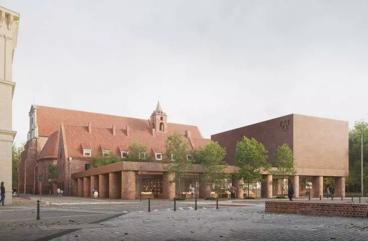 „Po pierwsze nie zasłaniać”. Konkursowy projekt Muzeum Architektury we Wrocławiu autorstwa P2PA