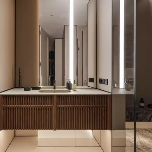 Łazienka w stylu modern classic. Dwie propozycje od pracowni Katarzyny Kraszewskiej
