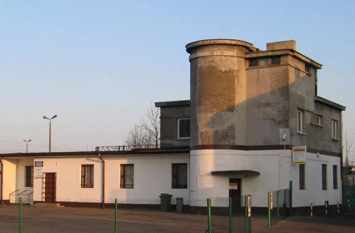 Budynek nieczynnego już dworca kolei wąskotorowej przy ul. Kaliskiej we Włocławku