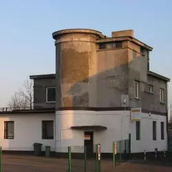 Budynek nieczynnego już dworca kolei wąskotorowej przy ul. Kaliskiej we Włocławku