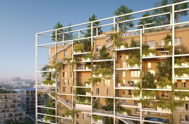 La Serre: Zielony wieżowiec jako miejska oaza od MVRDV pod Paryżem