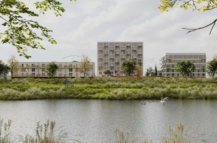Leksykon architektury mieszkaniowej w jednym osiedlu – Nysa buduje nowe bloki komunalne, i robi to z klasą