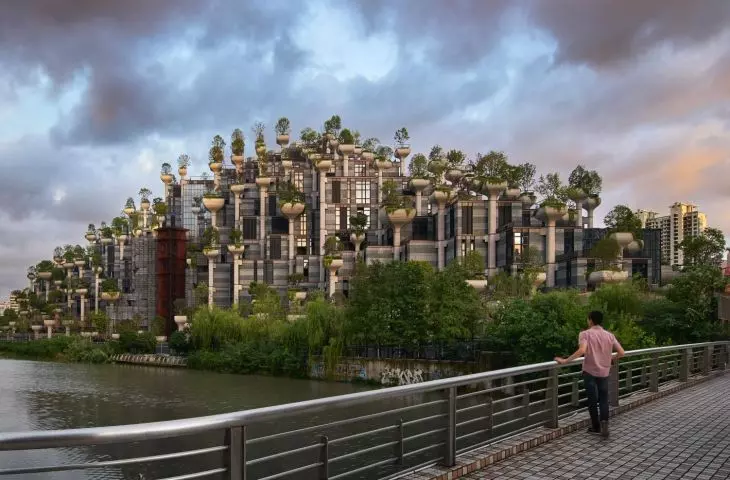 A forest in the heart of Shanghai: a shopping mall overgrown with thousands of trees by Heatherwick Studio