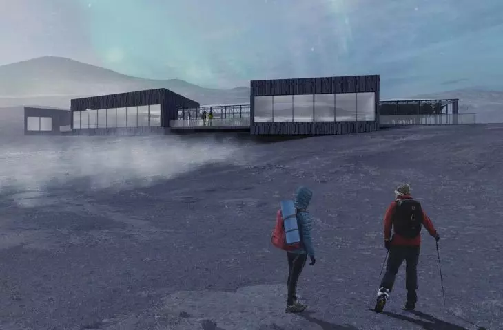 Restaurant-greenhouse in Iceland. Organic cuisine amid the rugged landscape